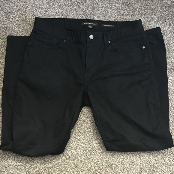 Micheal Kors Parker slim fit black dress pants - Picture 2 of 4